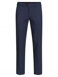 Moderne Businesshose Herren Dunkelblau – Regular Fit, elastischer Bund, Stretch-Material, ideal für Büro, Verkauf und Messen – GREIFF Modern 37.5 Kollektion